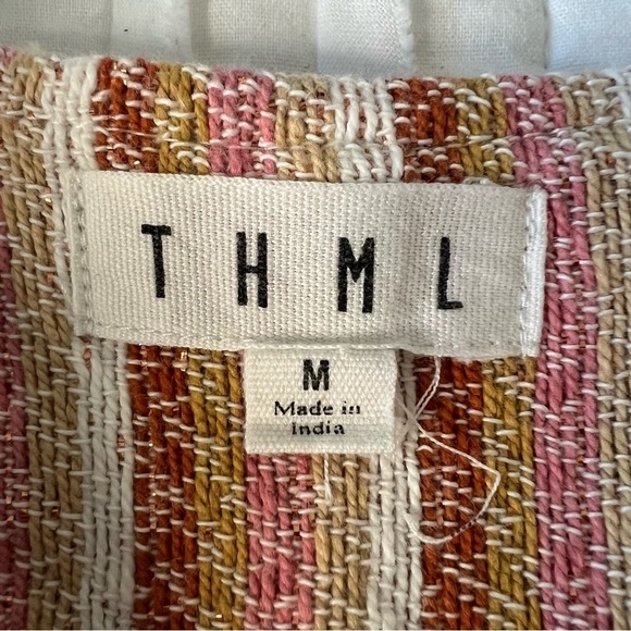 2/$30 THML boho fringe striped tulum shorts. SZ M - Picture 13 of 16